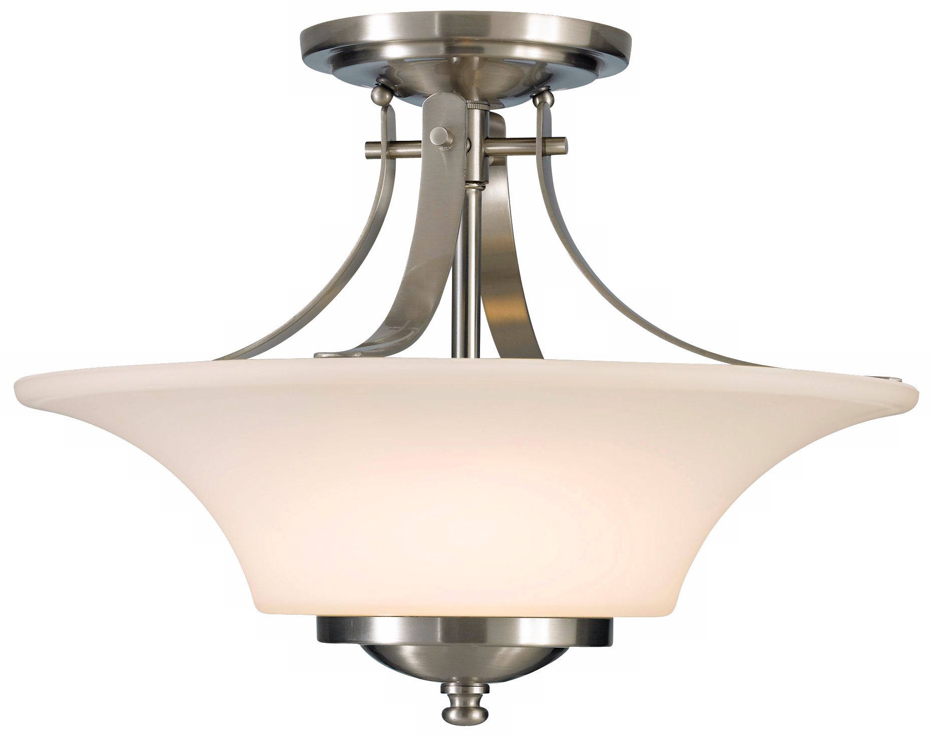 Barrington 15” Diameter Semi-Flushmount Ceiling Fixture