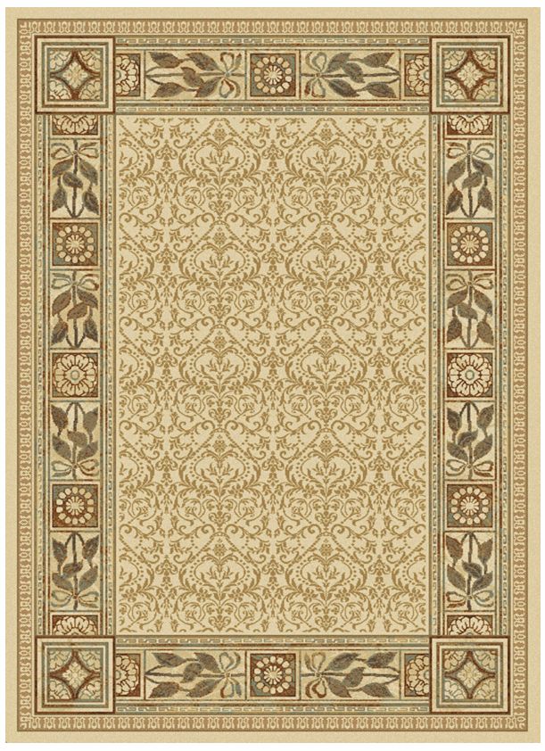 Organic Tempo Beige Area Rug