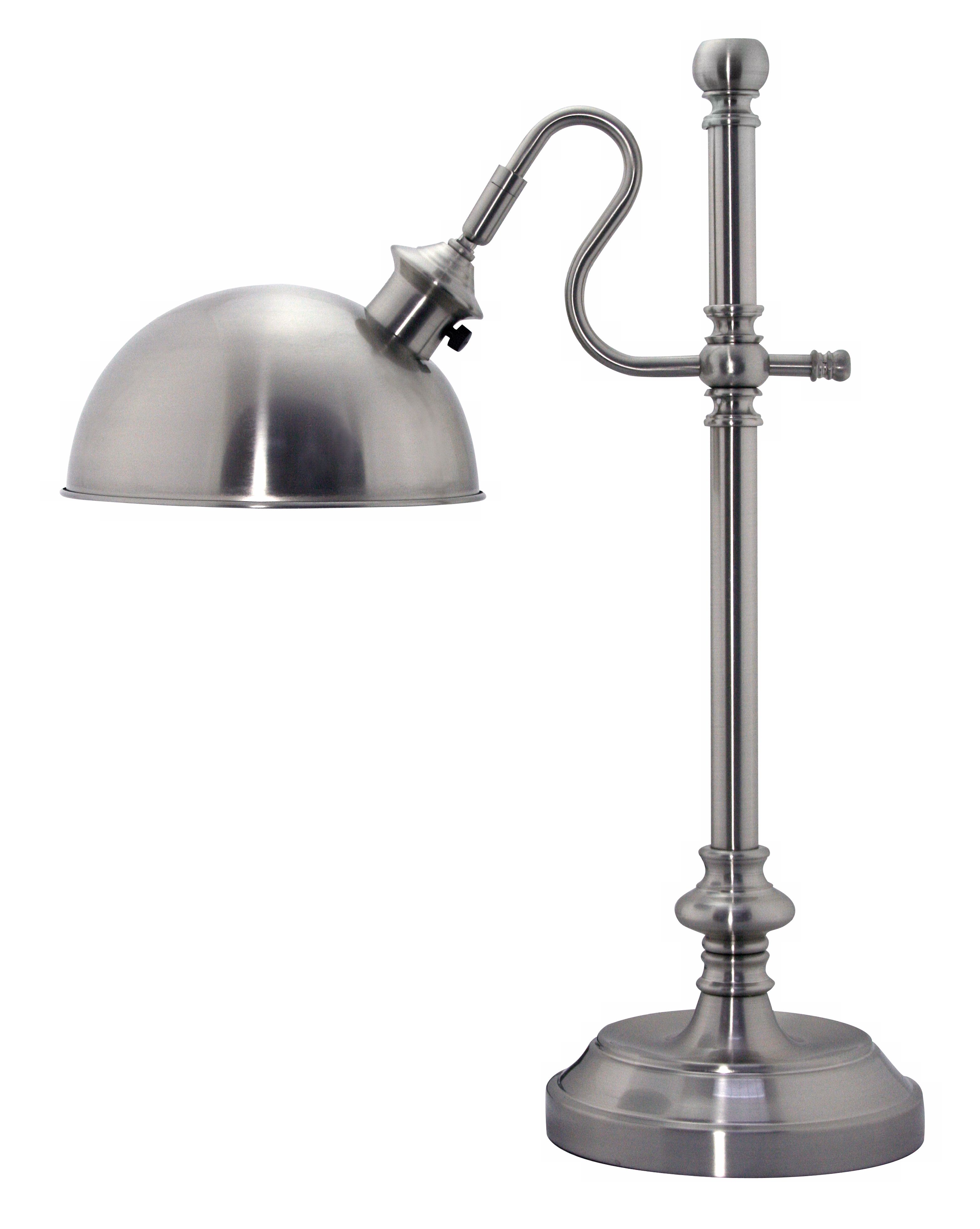 Verilux Legacy Brushed Nickel Desk Lamp