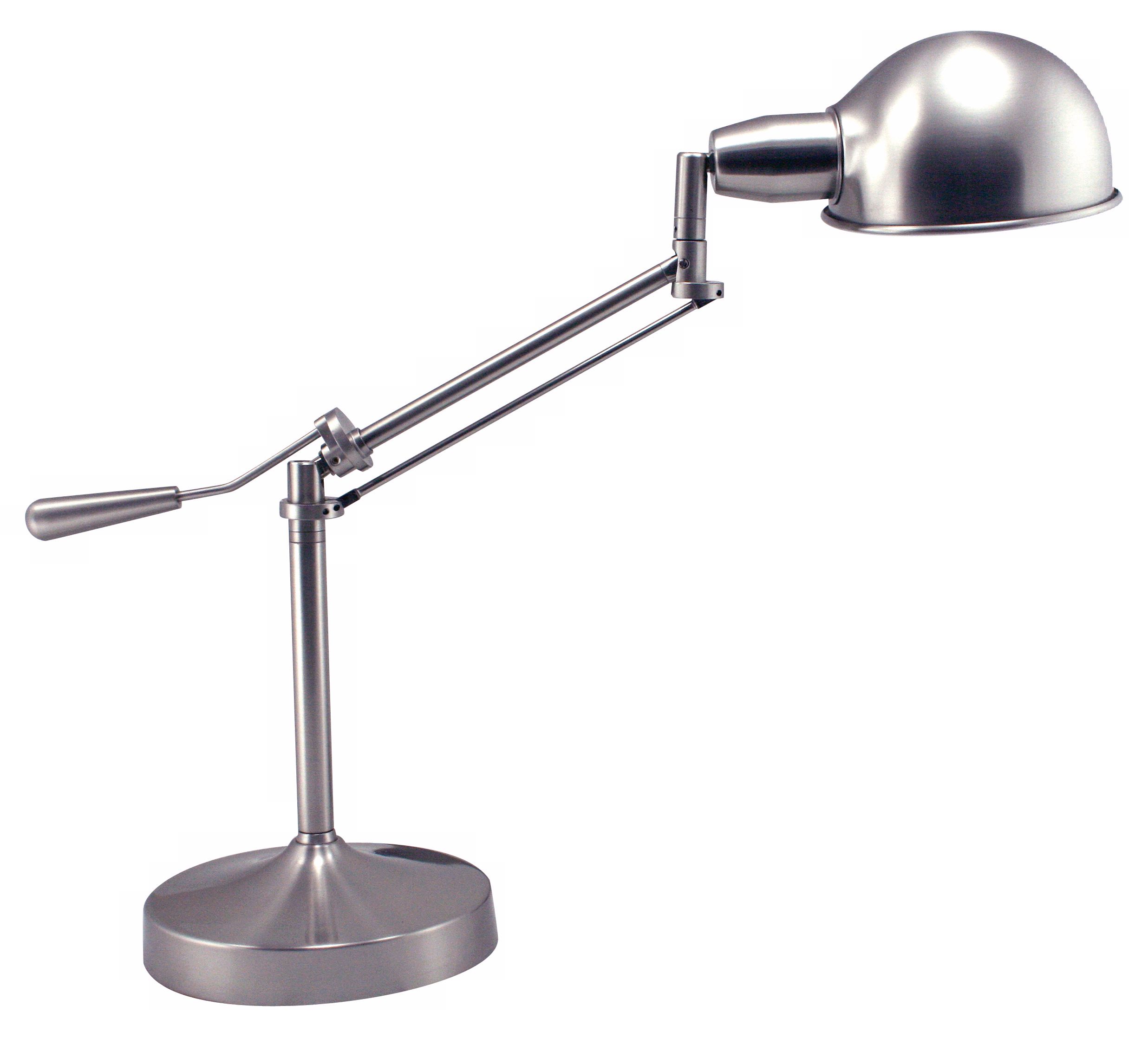Verilux Brookfield Brushed Steel Finish Desk Lamp