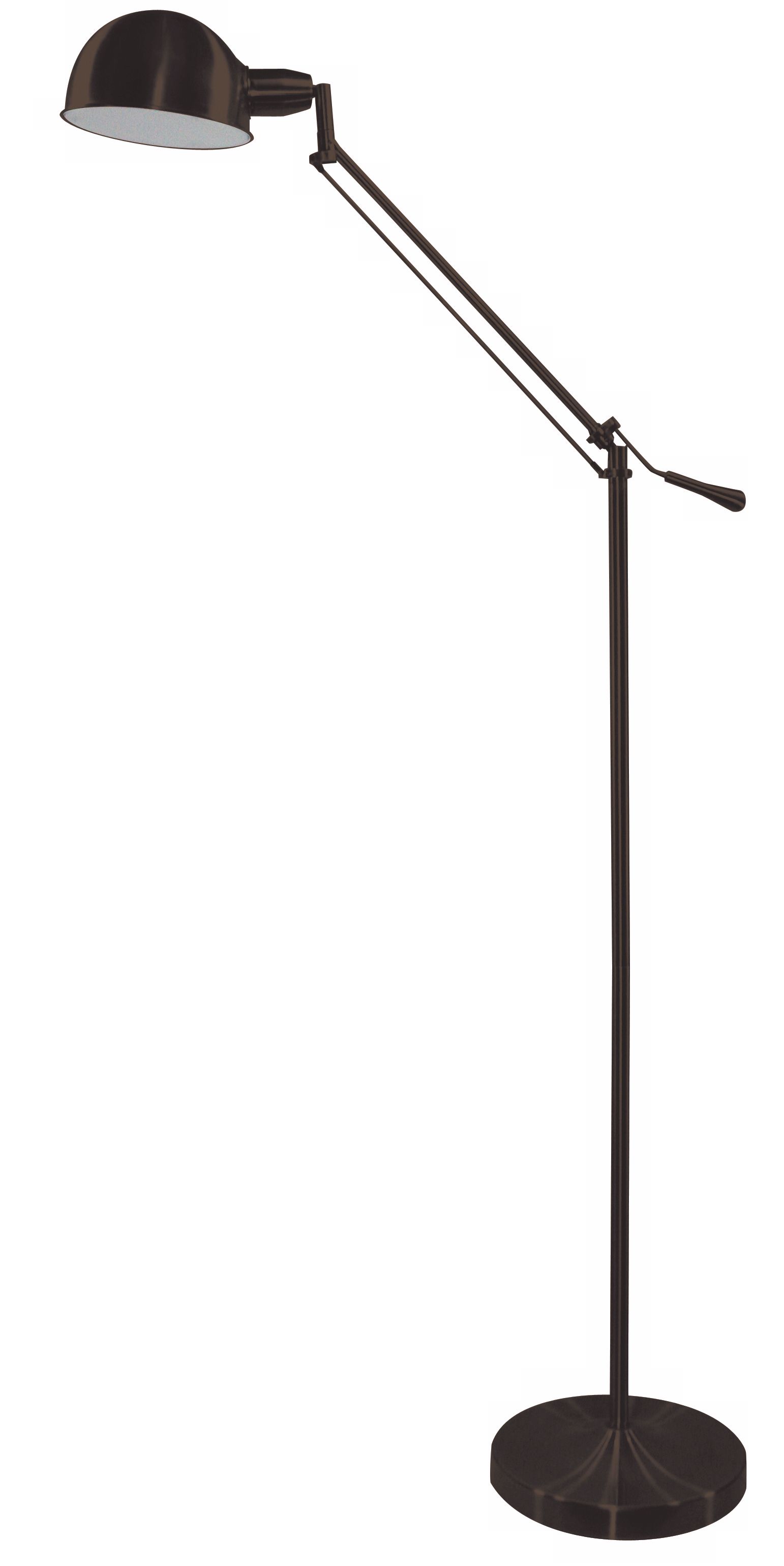 Veriflux Brookfield Light Bronze Finish Floor Lamp