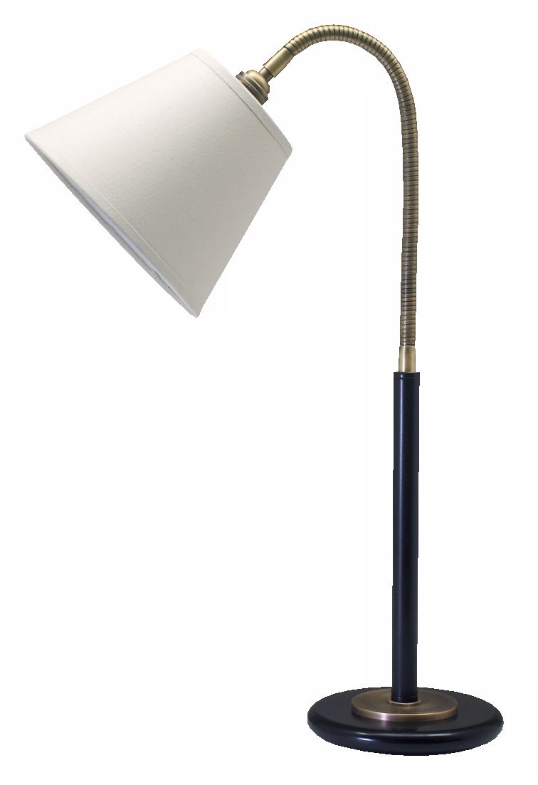 Flex Collection Gooseneck Table Lamp in Black