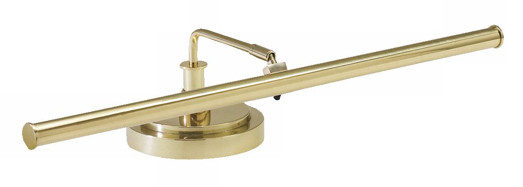 LED 4" High Piano Lamp in Polished Brass Finish