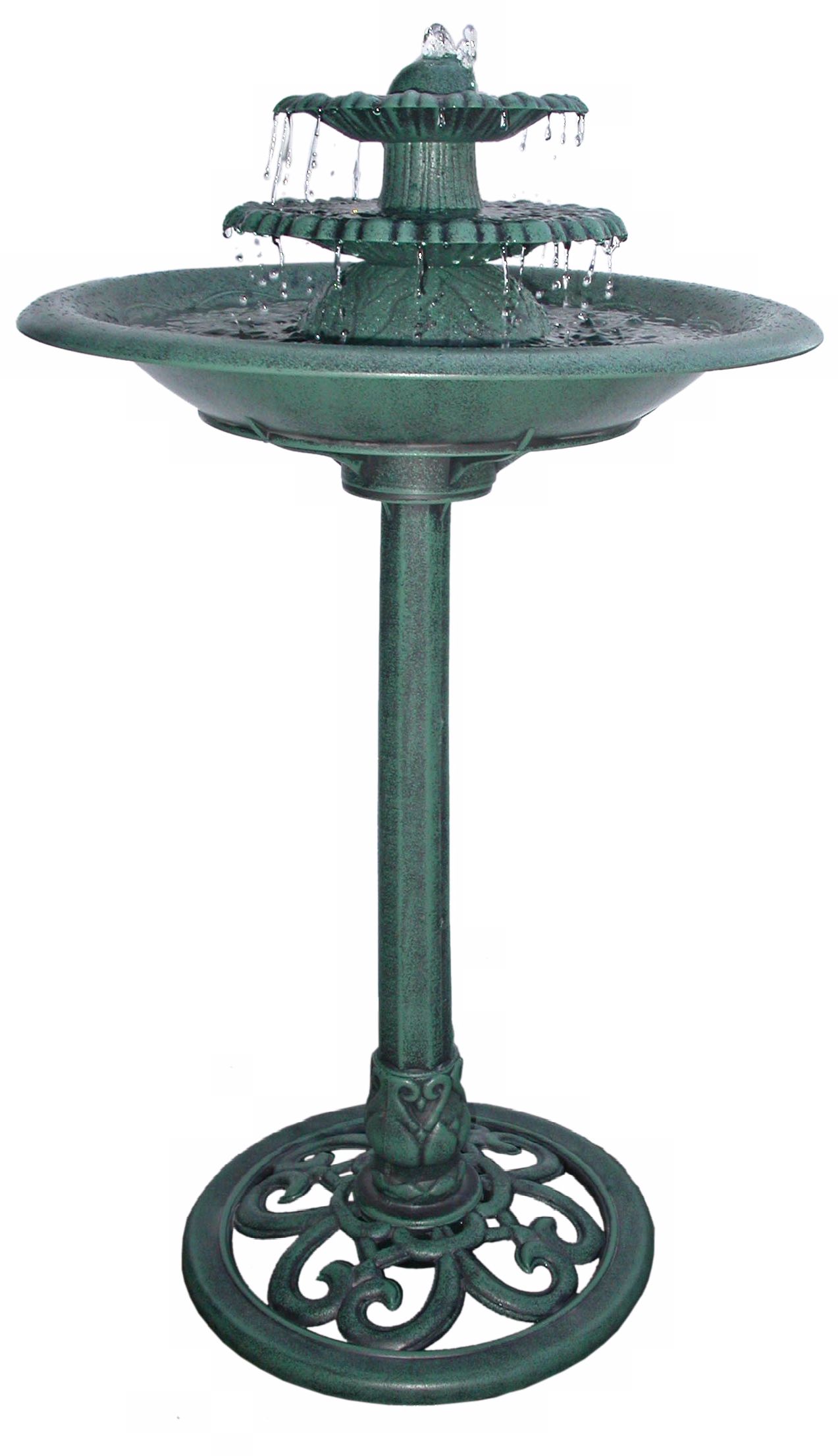 Decorative Three Tier Birdbath Fountain G2293