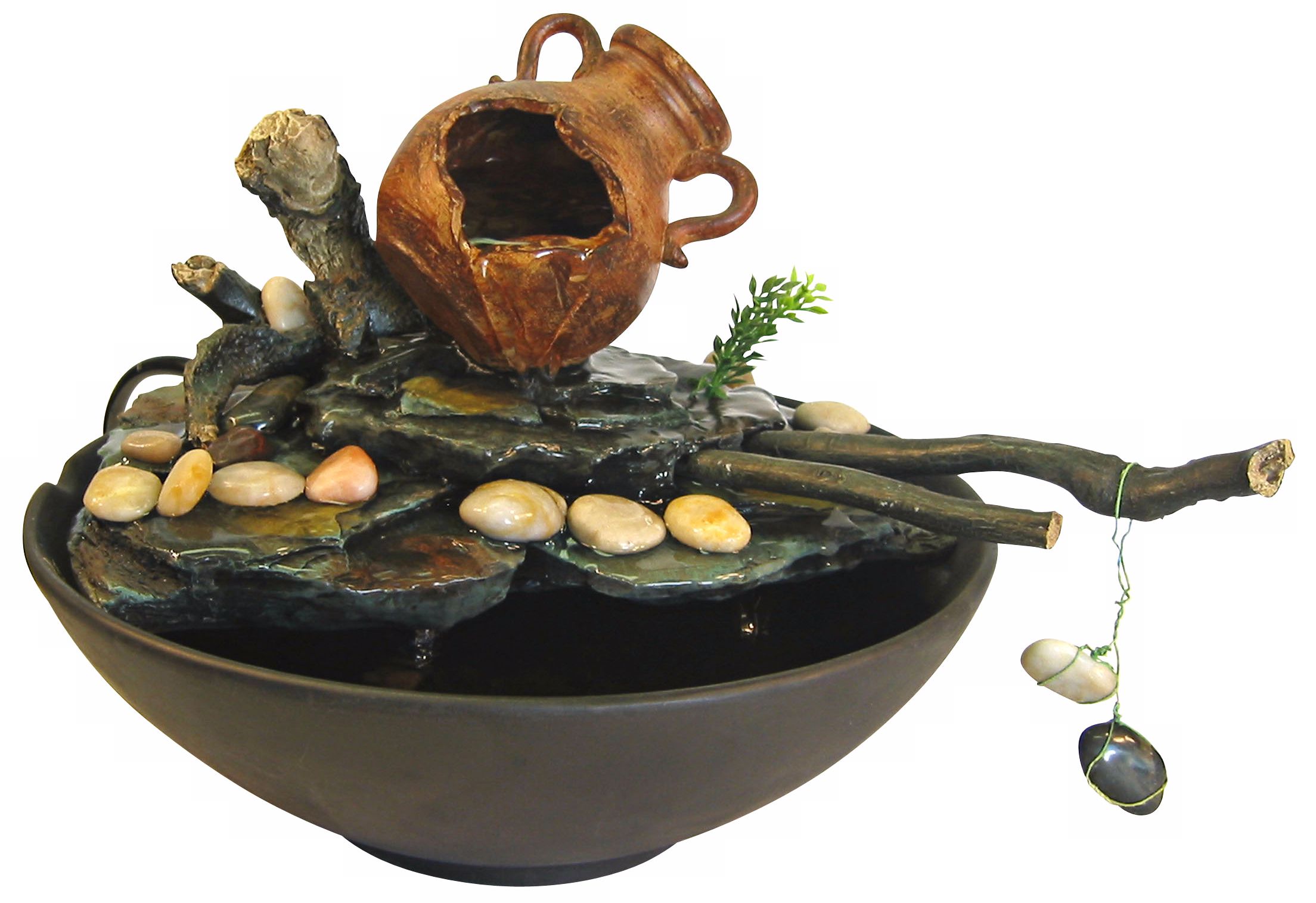 Broken Pot Tabletop Fountain