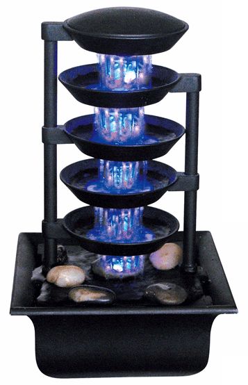 Five Tier Illuminated Fountain