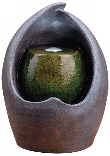Hand Painted Open Display LED Light Fountain