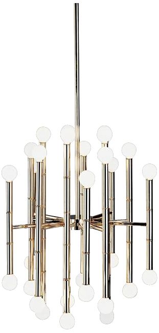 Jonathan Adler Meurice Collection 30-Light Nickel Chandelier