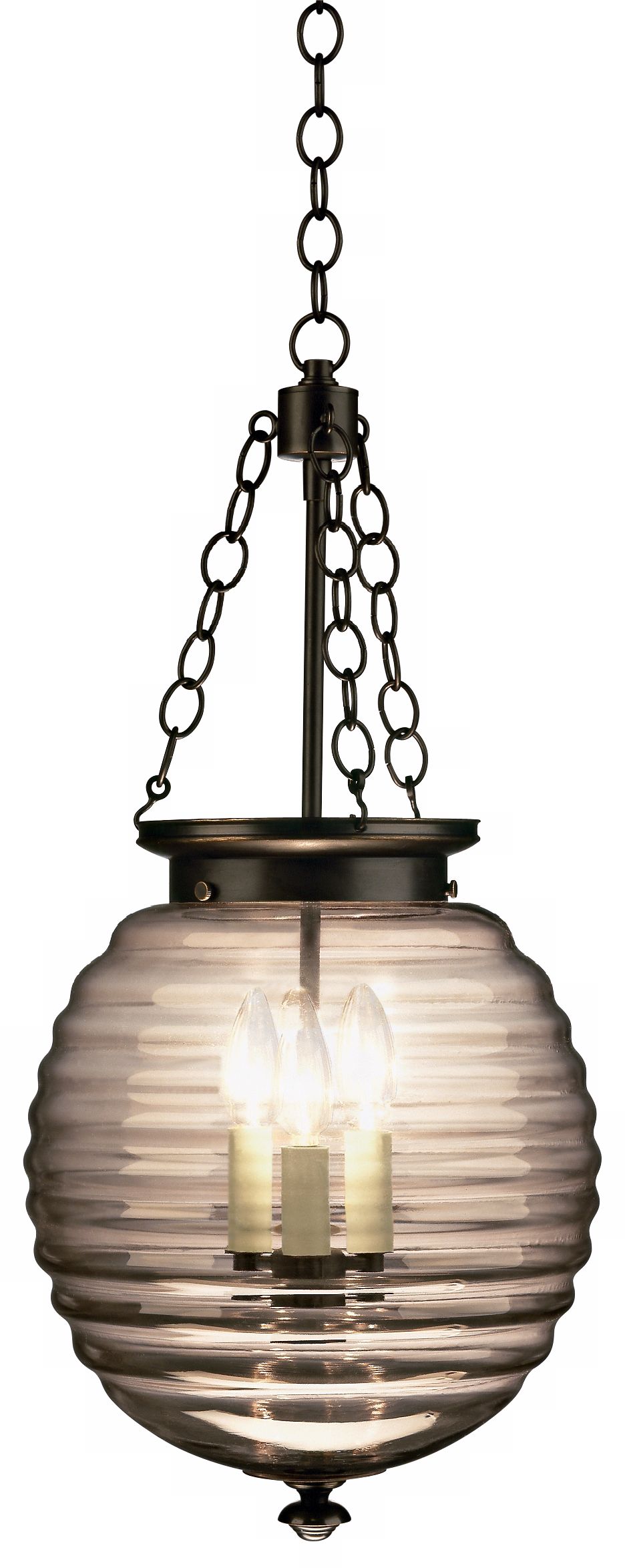Bronze Beehive Pendant Light