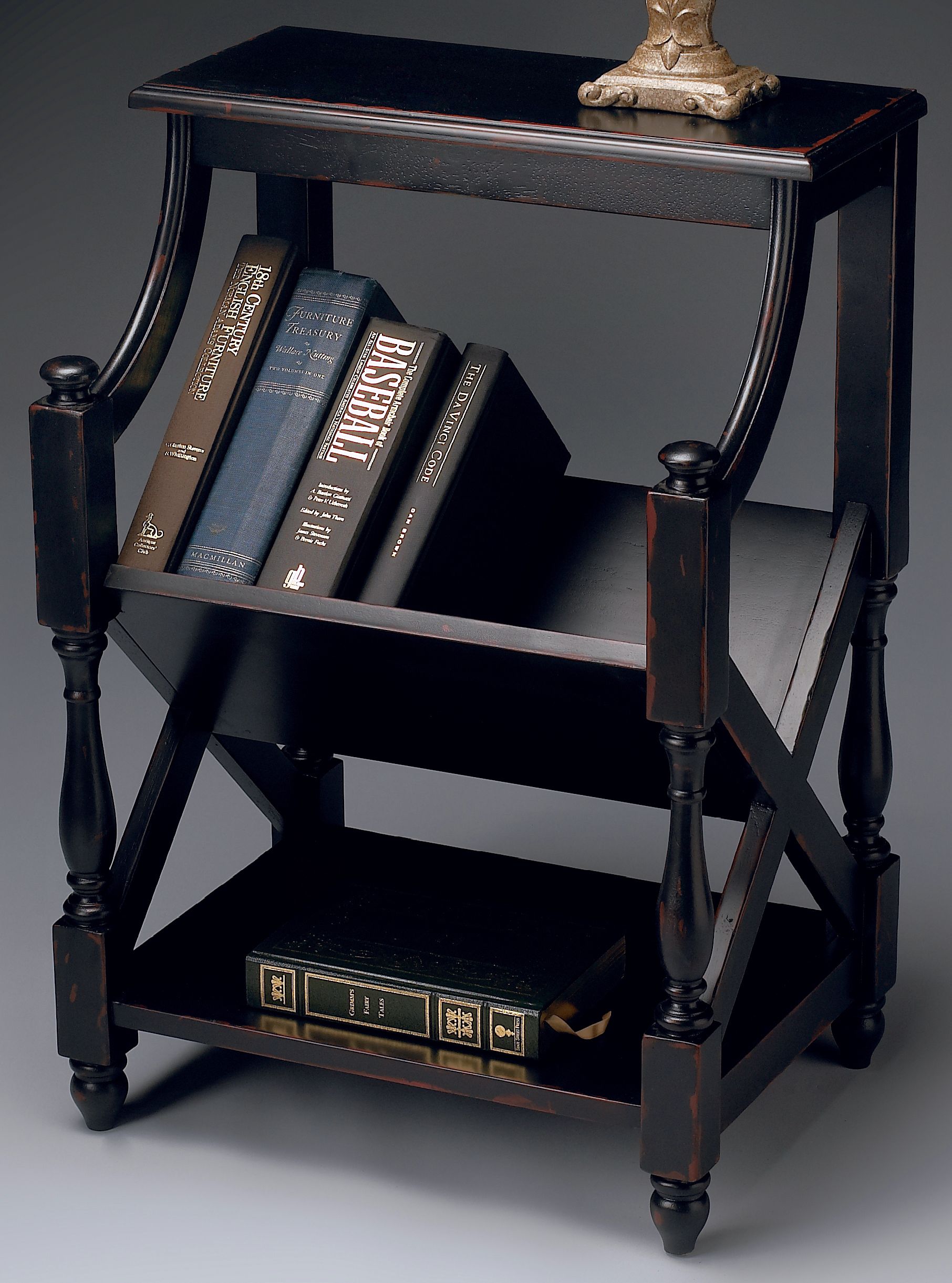 Plum Black Book Table
