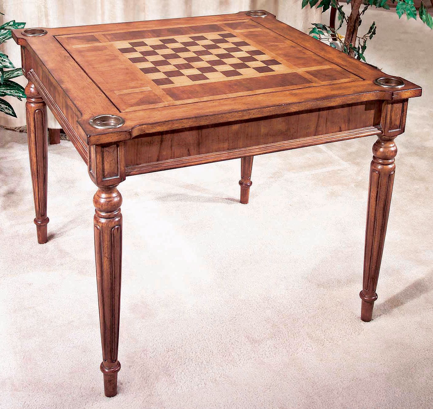 Antique Cherry Multi Game Table