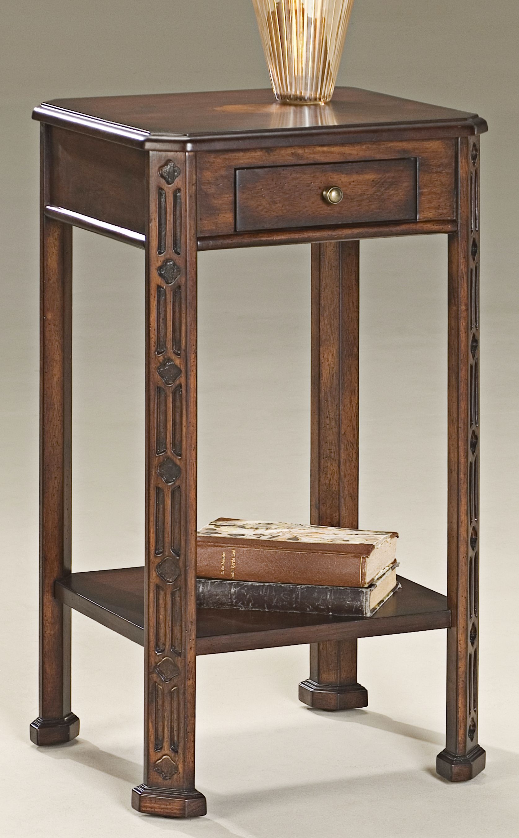 Plantation Cherry 26 1/2" High Accent Table