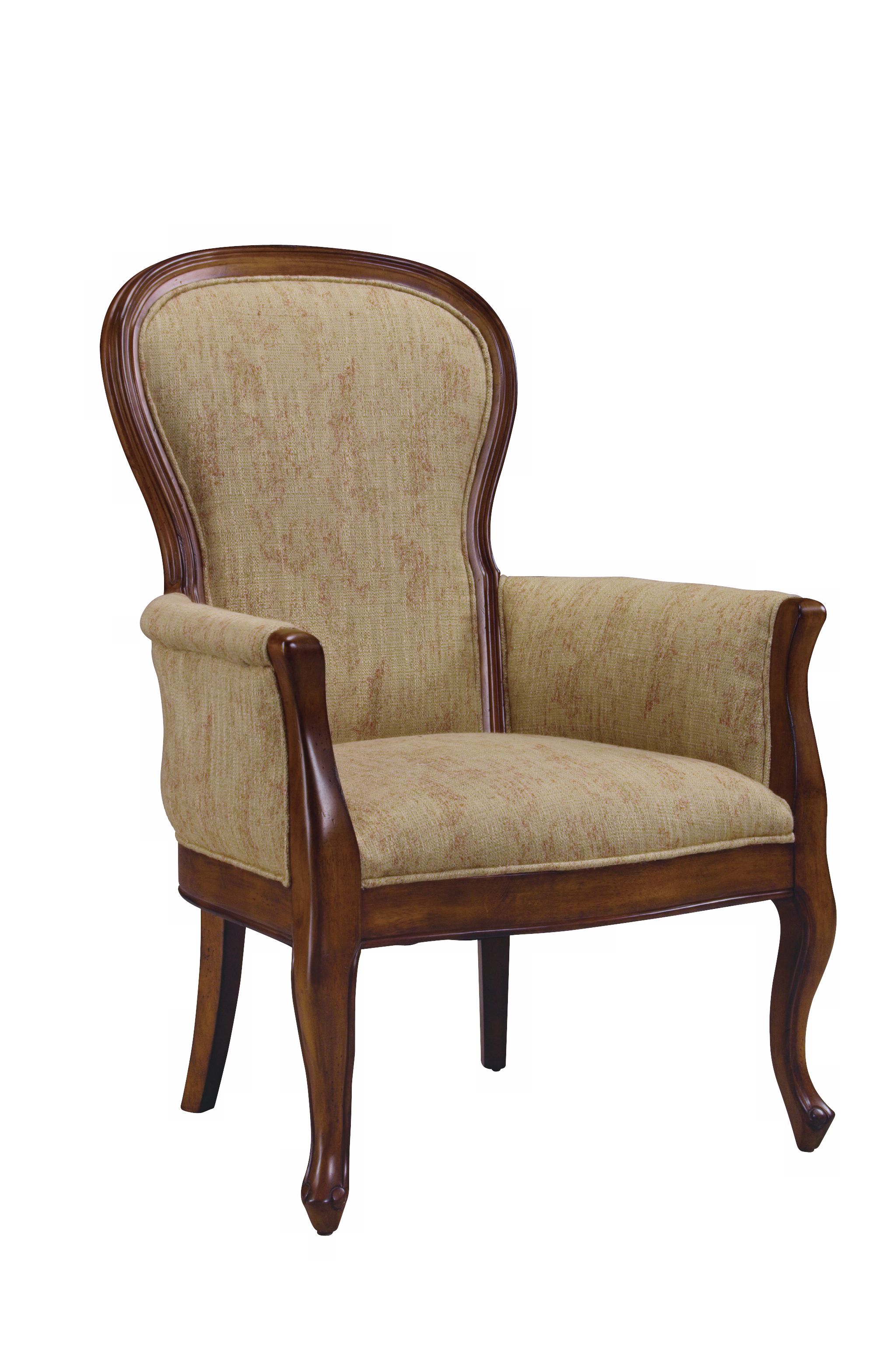 Upholstered Conversation Arm Chair