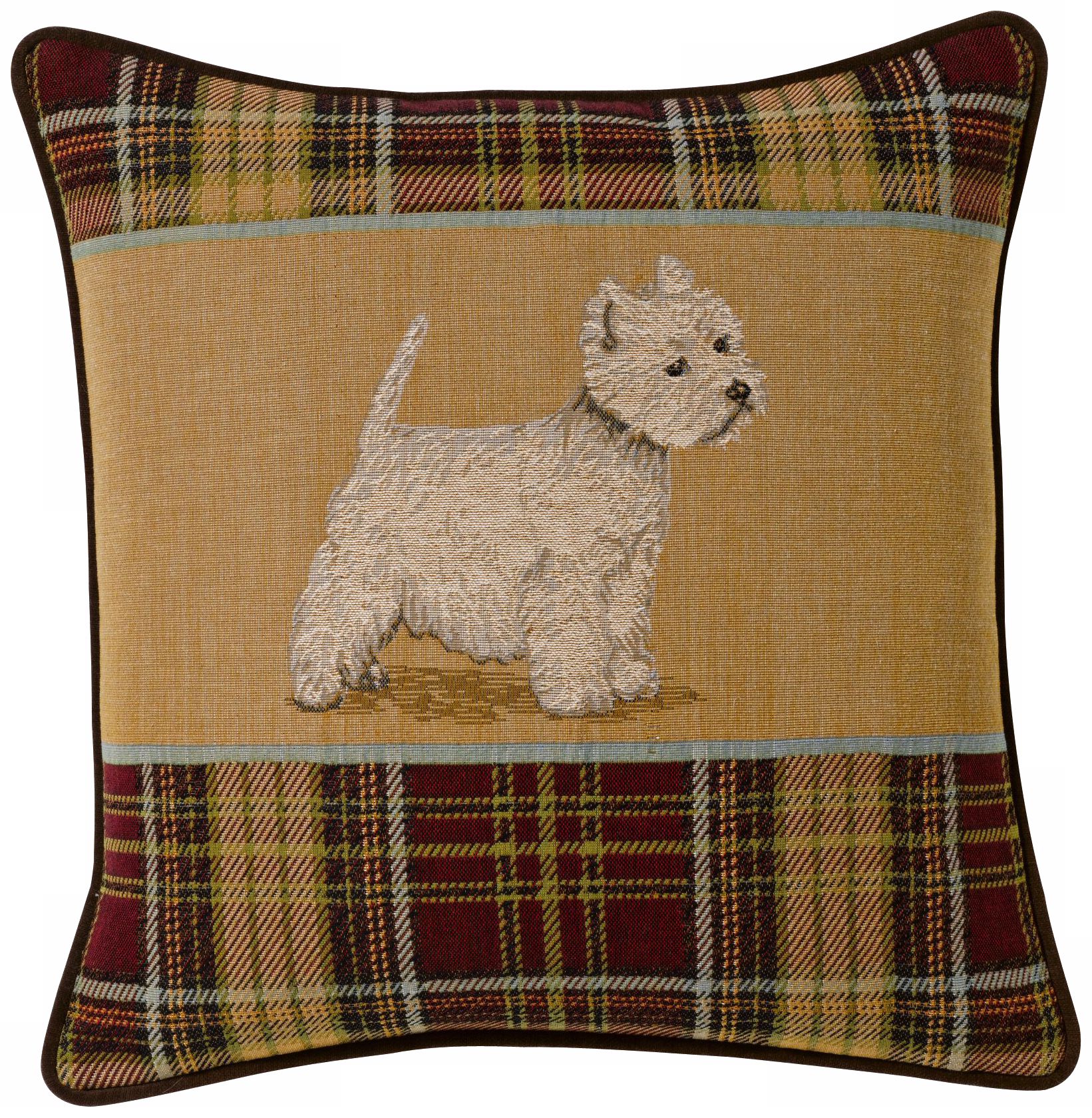 West Highland Terrier 19" Square Pillow