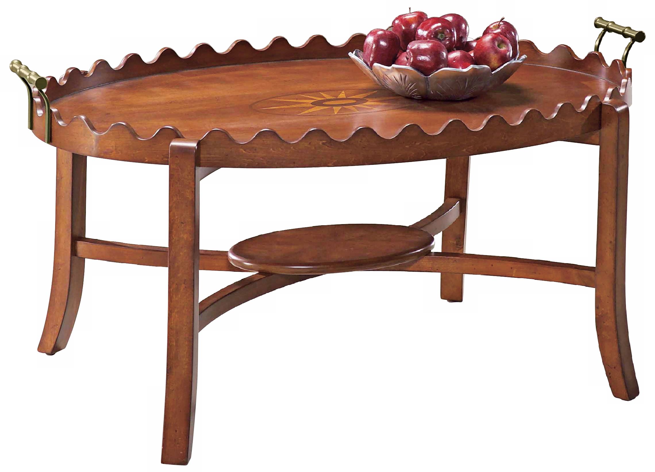 Baker Cocktail Table with Removable Tray