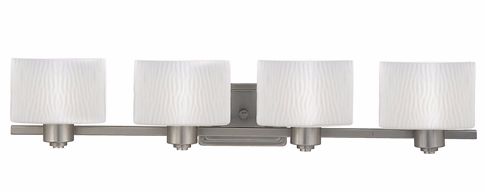 Pacifica Collection 33 1/2" Wide Four Light Bathroom Fixture