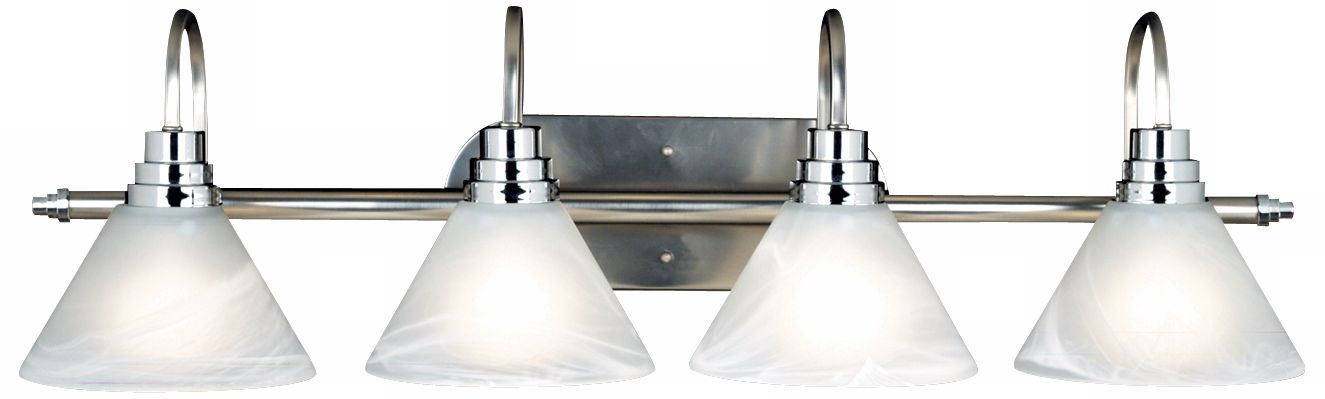 Astoria Collection 33" Wide Four Light Bathroom Fixture