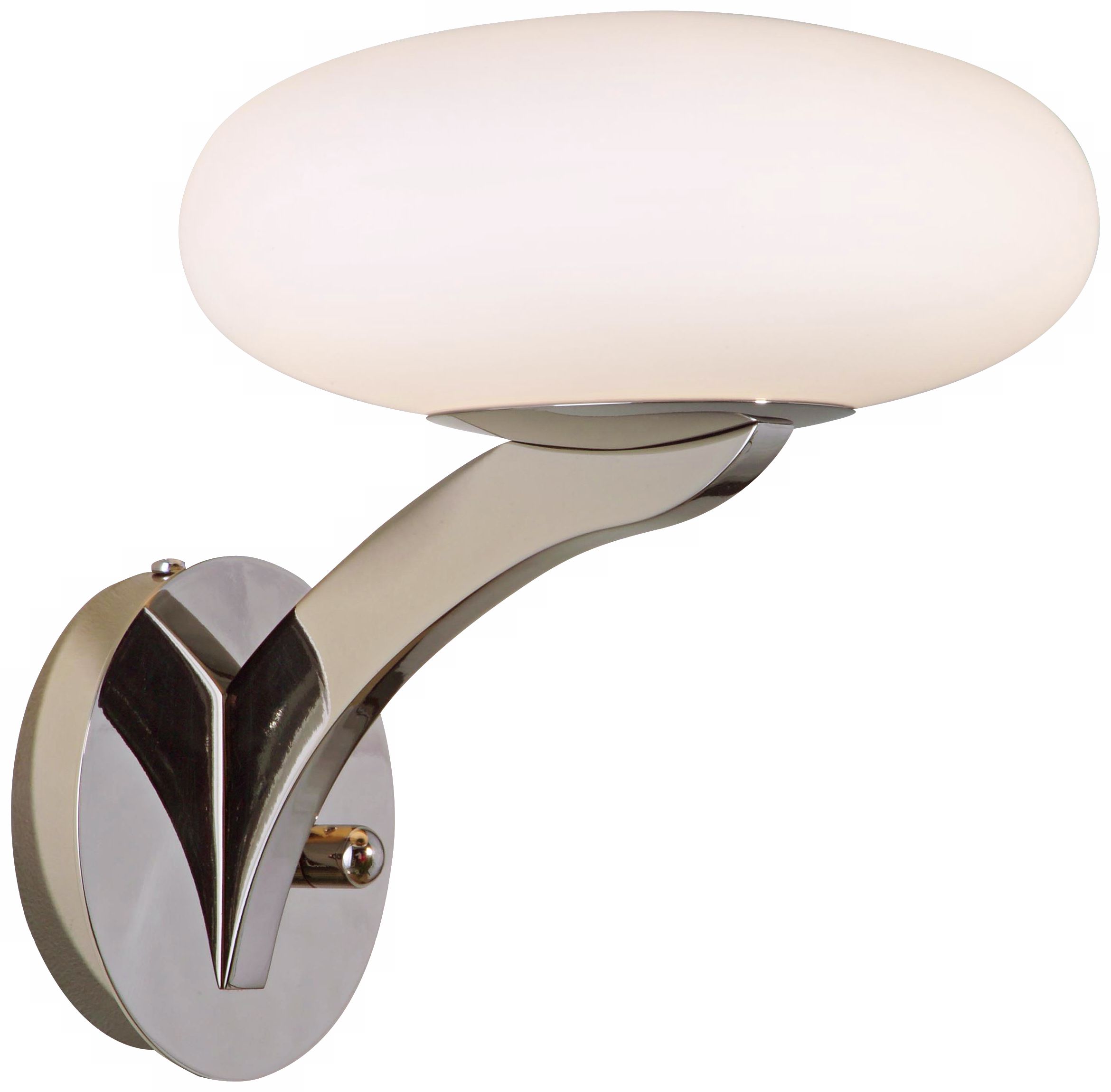 Holtkoetter Chrome Finish Oval Wall Sconce