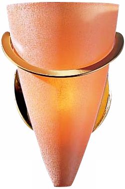 Holtkoetter Terracotta Glass ADA Cone Wall Sconce