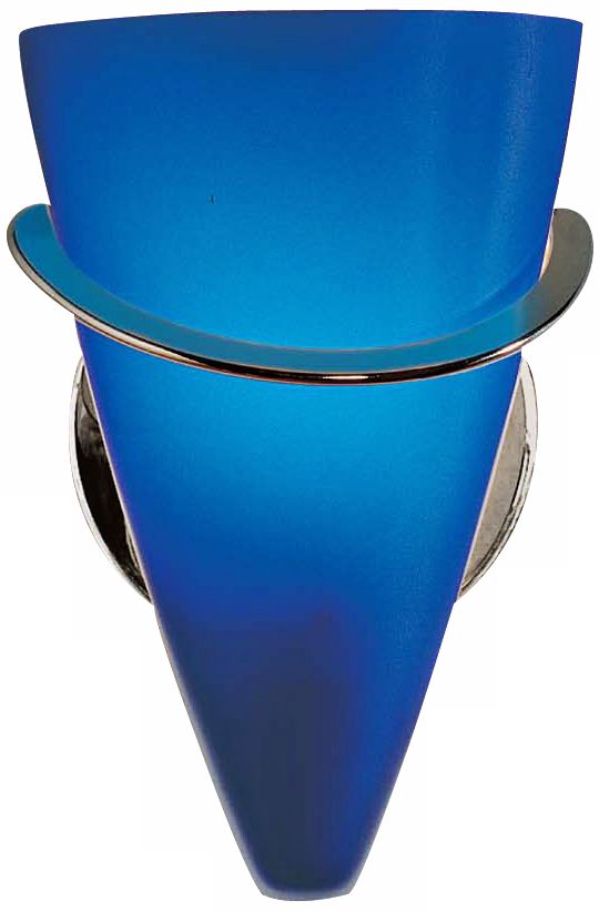 Holtkoetter Indigo Blue ADA Cone Wall Sconce