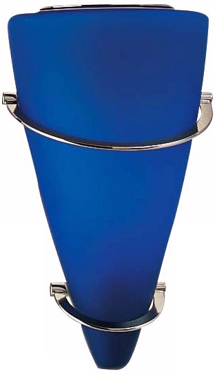 Holtkoetter Indigo Blue 11 ½” High Cone Wall Sconce