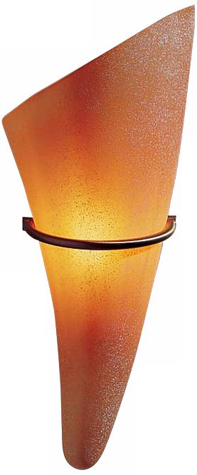 Holtkoetter Right Terracotta Halogen Wall Sconce