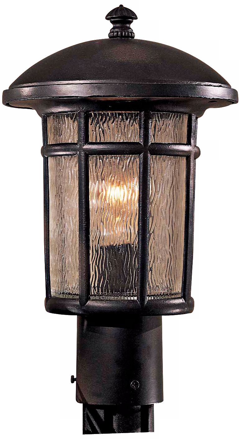 Cranston Collection 14 3/4" High Post Mount Outdoor Light