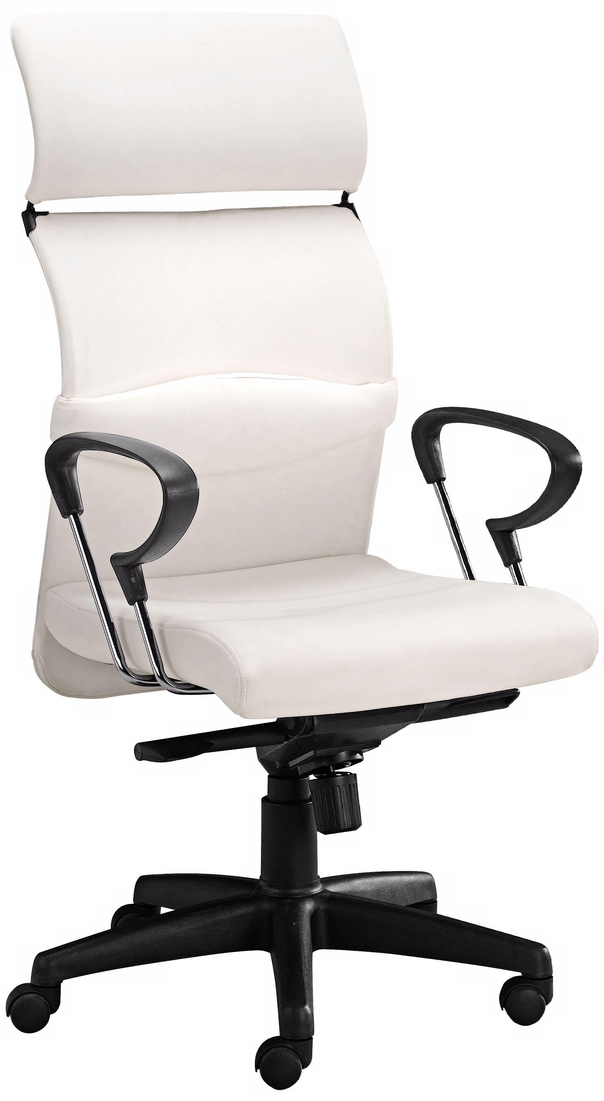 Zuo Eco White Leatherette Office Chair