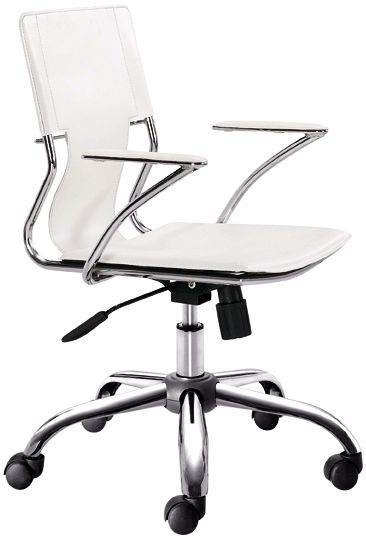 Trafico White Office Chair