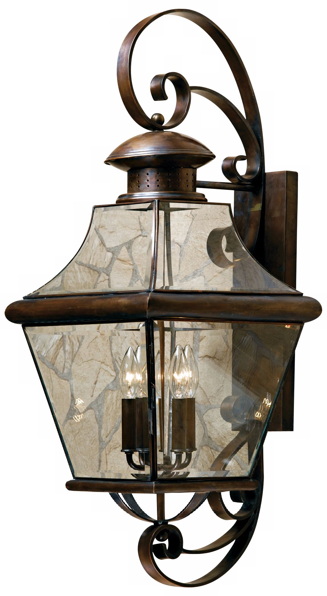 Carleton Collection 34 1/2" High Outdoor Wall Light