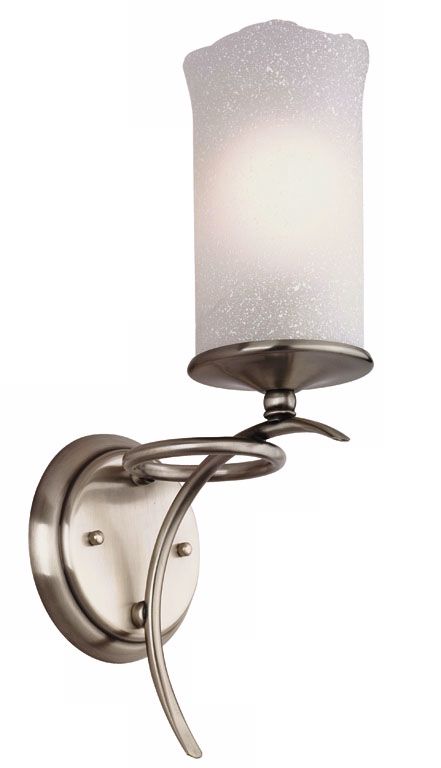 Forecast Candle Light 14 1/2" High Satin Nickel Wall Sconce