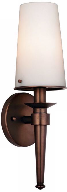 Forecast Torch Collection 14 1/2" Bronze Wall Sconce