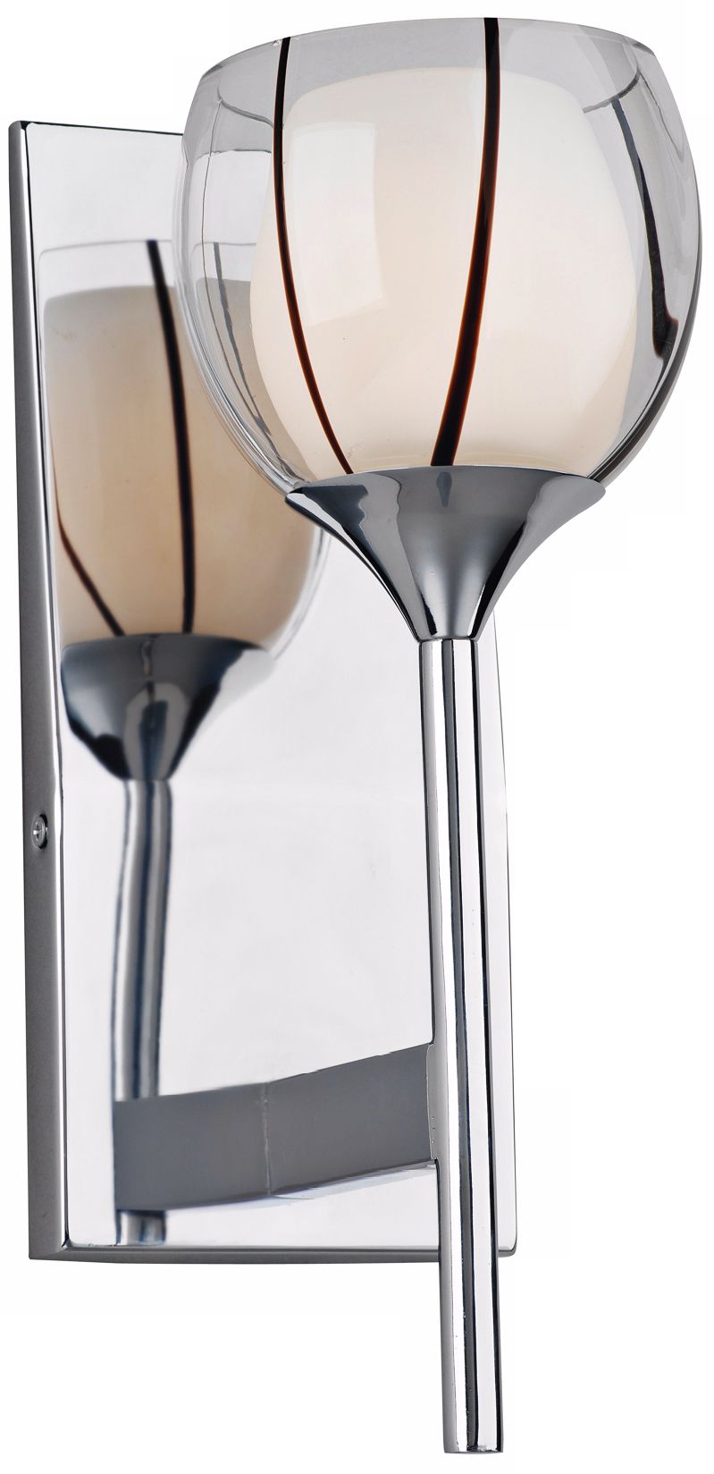 Forecast Carmen Collection 12 1/4" High Chrome Wall Sconce