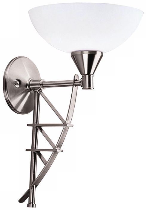 Forecast Delineation 4 1/2" Satin Nickel Wall Sconce