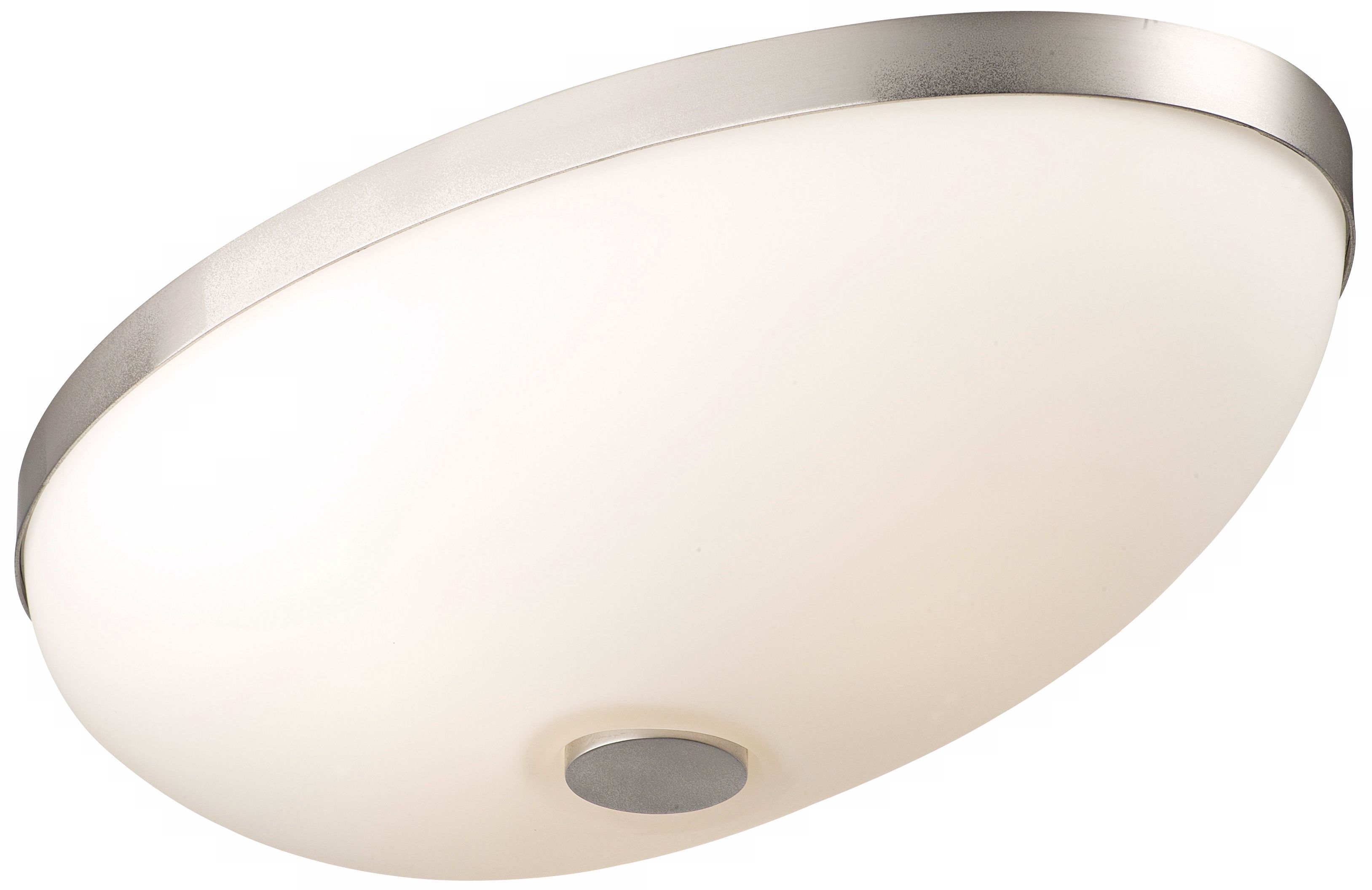 Forecast Ovalle Collection 18" Wide Nickel Ceiling Light
