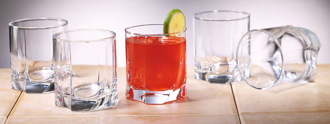Luna Collection Set of Six Old-Fashioned Glasses