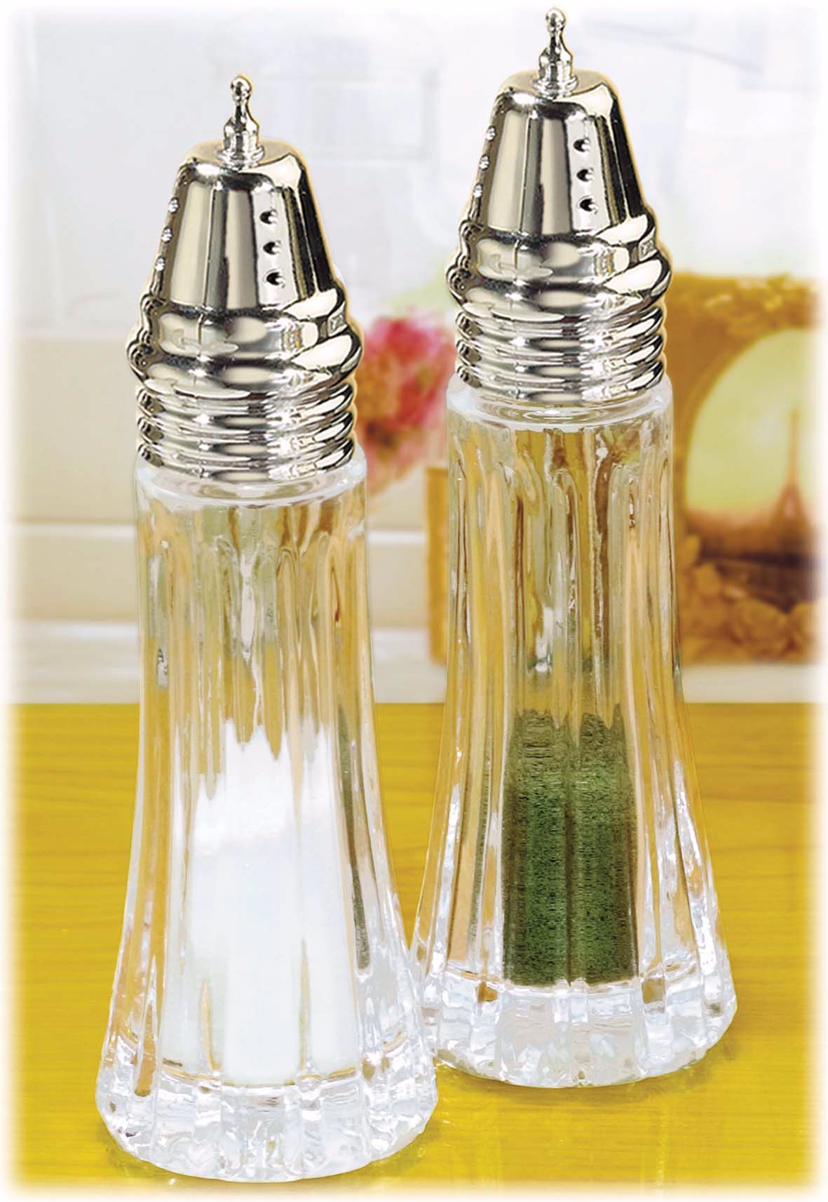 Alexandria Crystal Salt and Pepper Shakers
