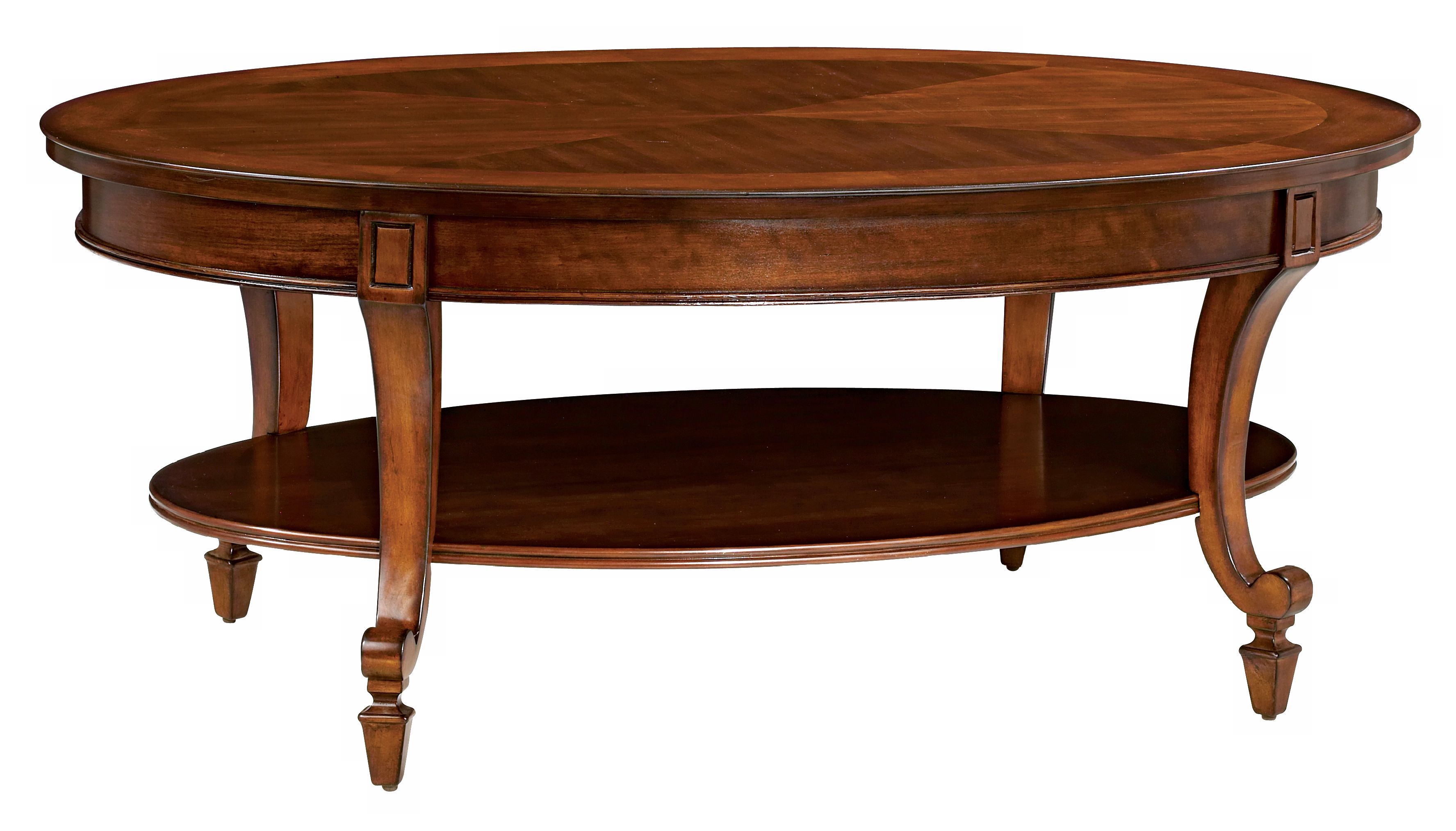 Demilune Collection Oval Cocktail Table