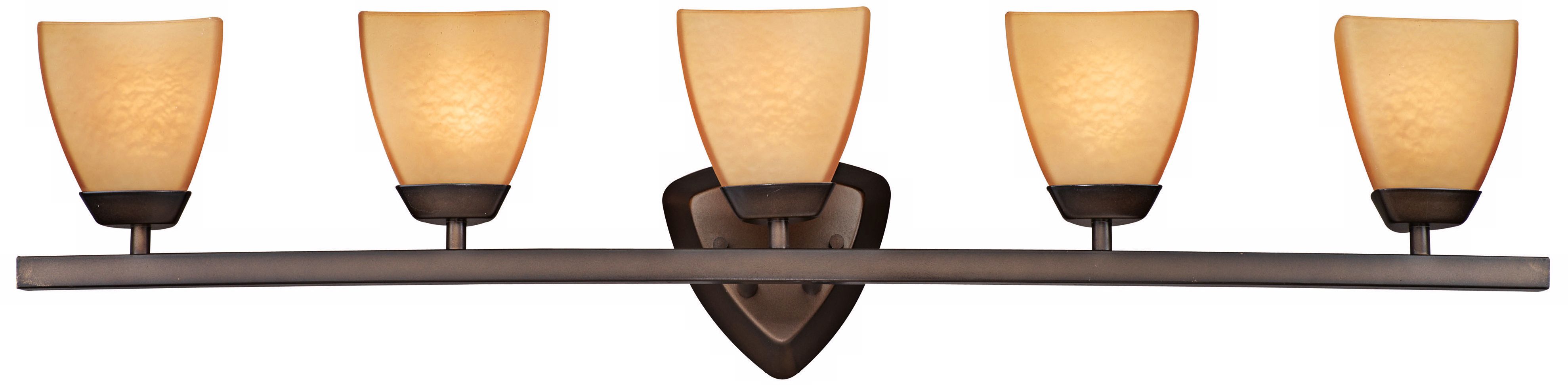 Forecast Evan Collection 36 1/8" Wide Bronze Bathroom Light