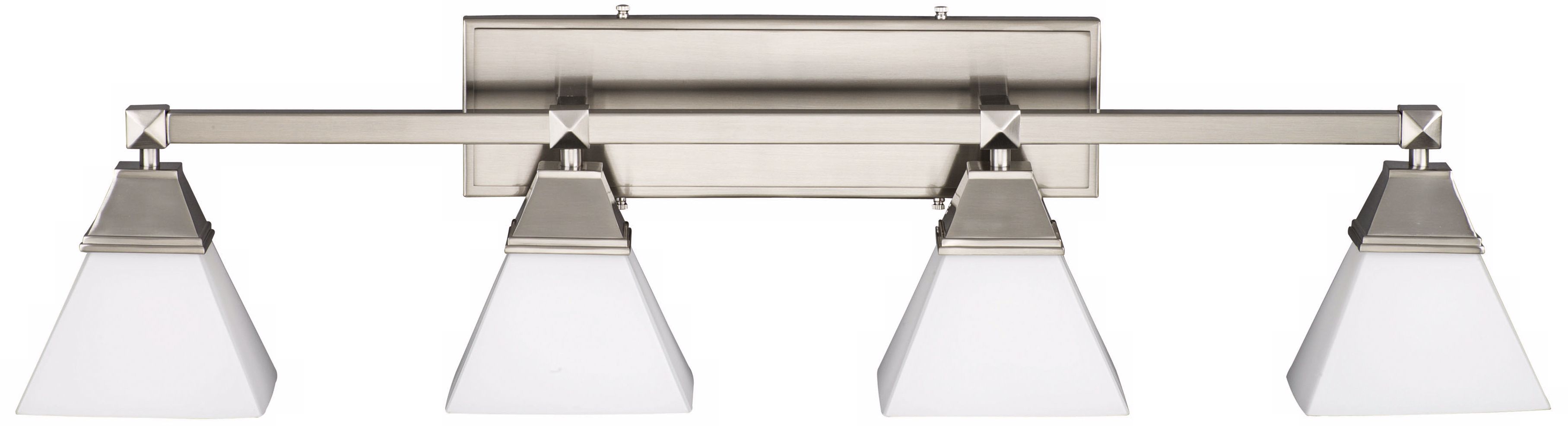 Forecast Blush Collection 37 1/2" Wide Nickel Bathroom Light