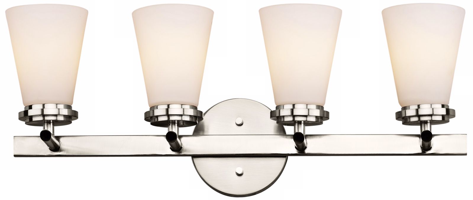 Forecast Town and Country 25" Nickel Bathroom Light Fixture