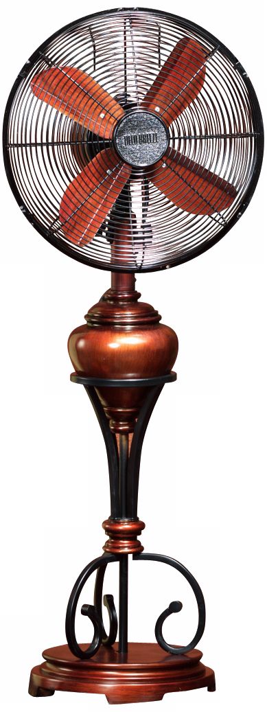 Deco Breeze 34 1/2" High Glossy Finish Tabletop Fan