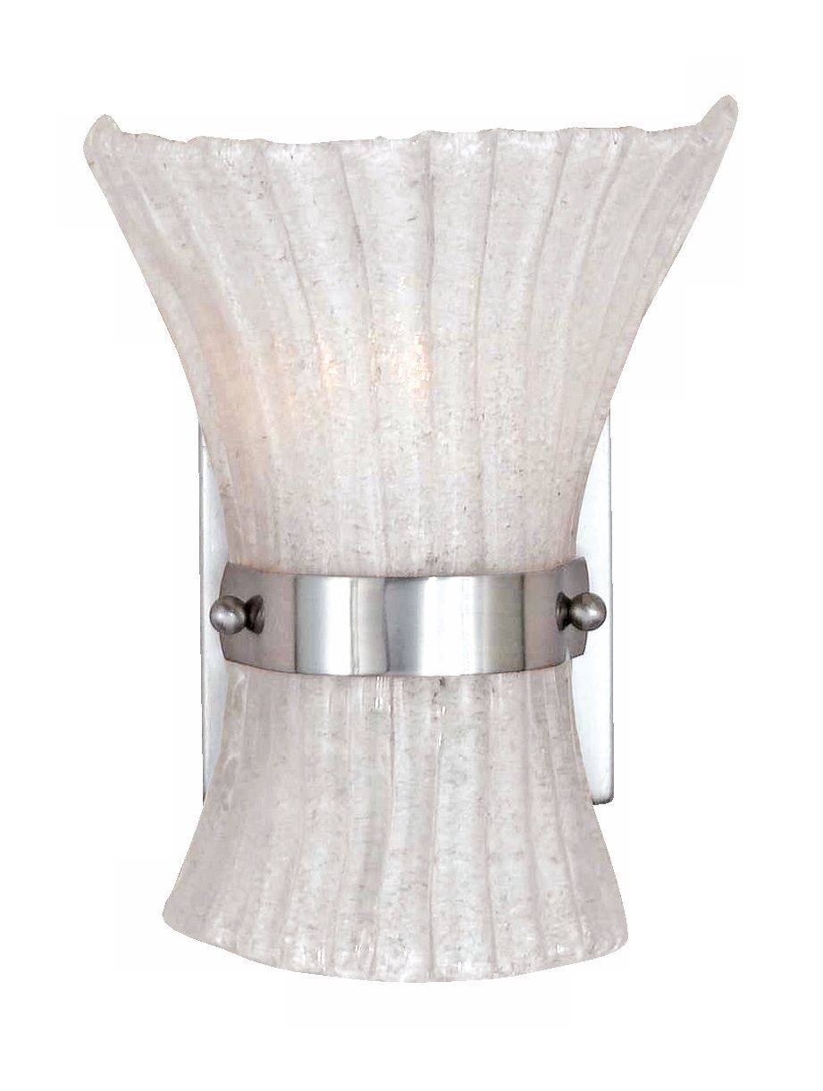 Fiji Collection Brushed Steel 8 1/2" High Wall Sconce