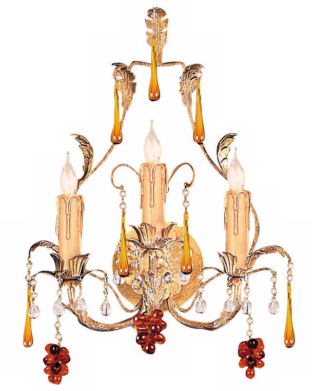 Ritz Collection 17" High Three Light Wall Sconce