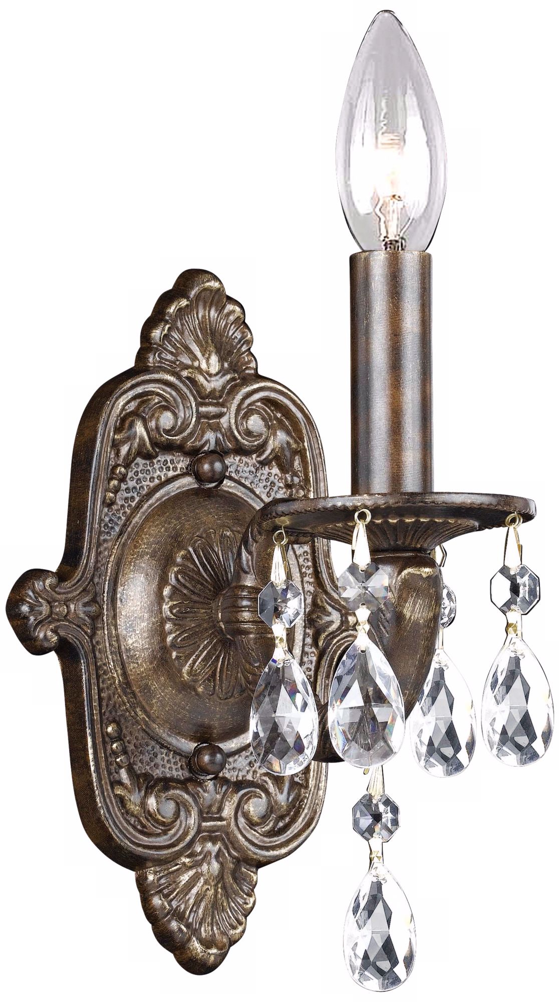 Sutton Collection Bronze 11" High One Light Wall Sconce