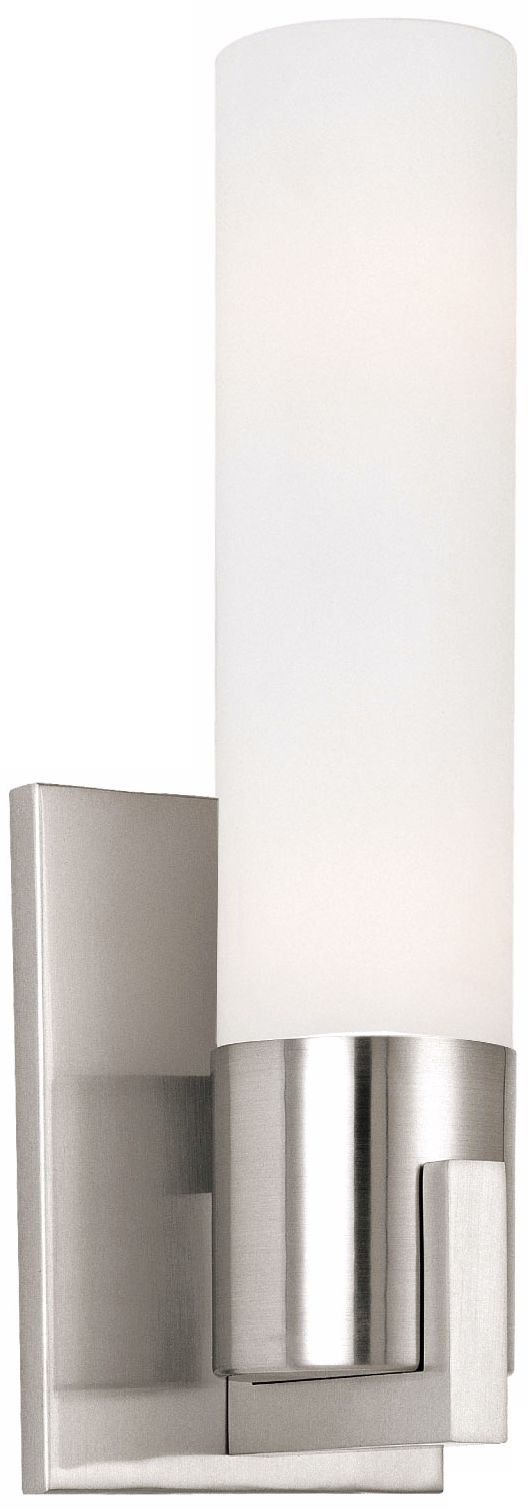 Sonneman Ultra Slim 13" High Satin Nickel ADA Wall Sconce