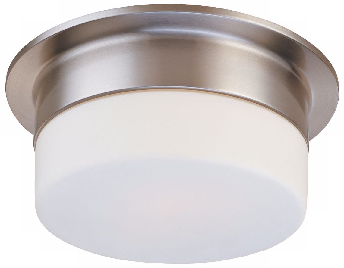 Sonneman Flange 9” Satin Nickel Ceiling Light Fixture