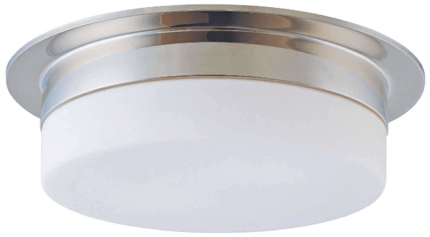Sonneman Flange 15” Polished Nickel Ceiling Light Fixture