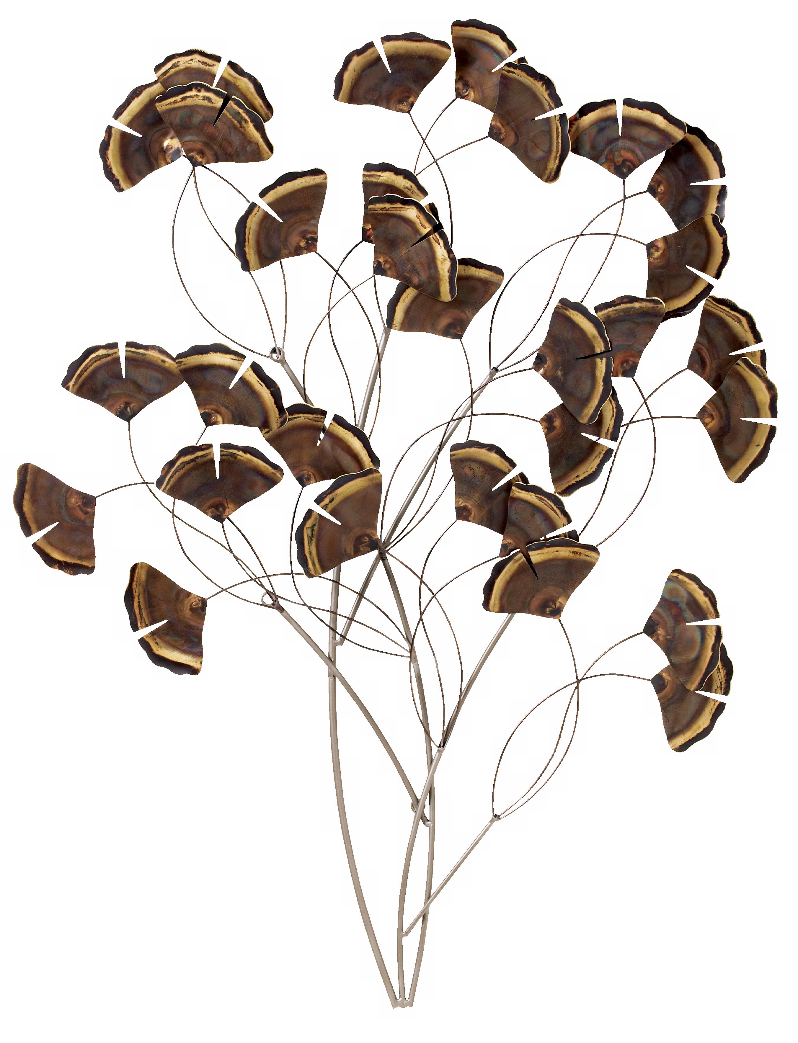 Ginkgo Tree 42" High Wall Art Sculpture