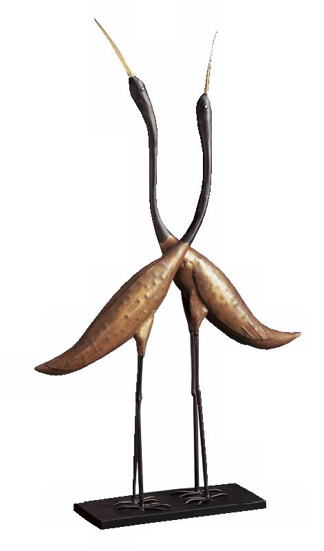 Iron Cranes Statue G7279